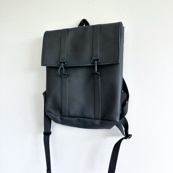 Rains MSN Men's Bag Backpack Black - Picture 2 of 8